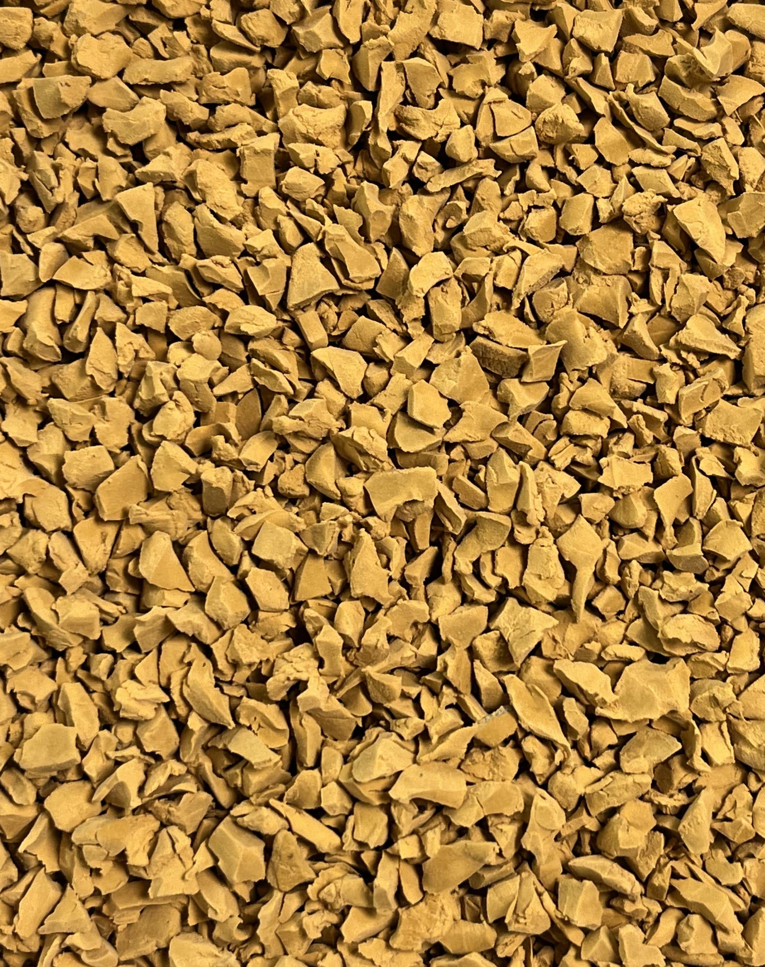 Gold Yellow Rubber Crumb EPDM 1 - 4mm 25kg - Resin Mill